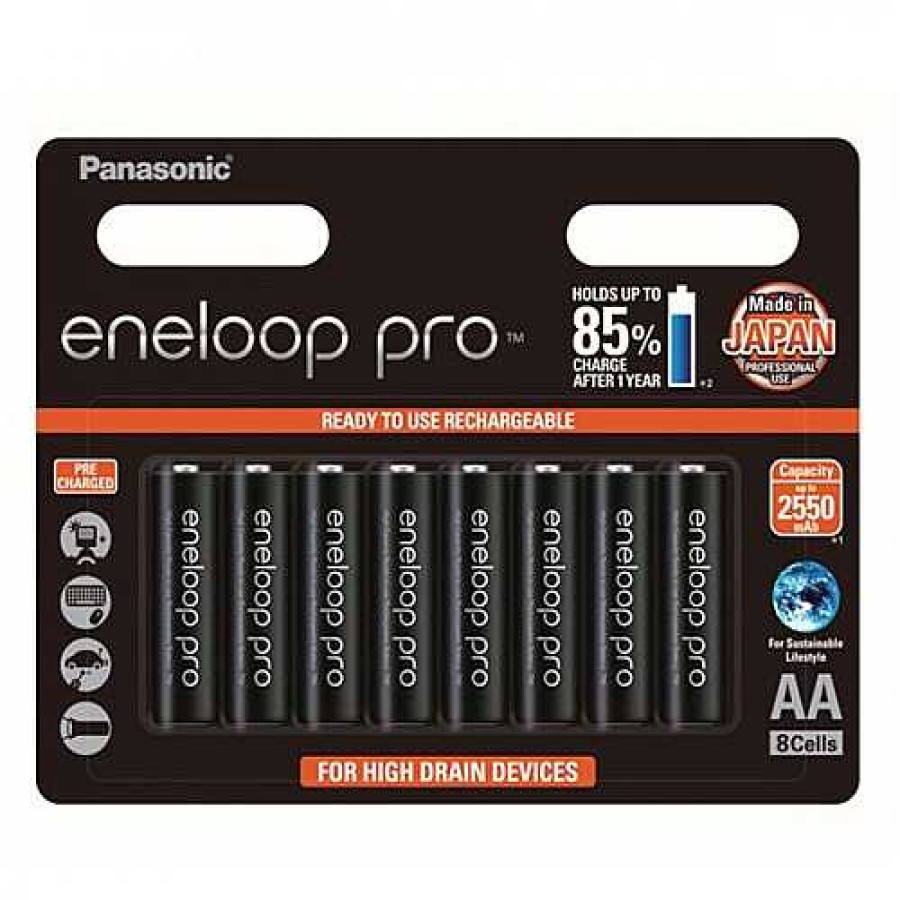 Panasonic Panasonic Eneloop Pro Aa 8 Pk Batteries | Batteries & Battery Grips