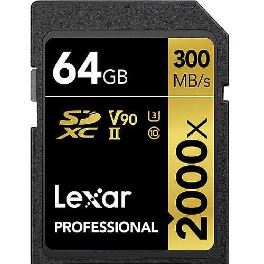 Lexar Lexar 64Gb Sdxc 300Mb/S Uhs-Ii Sd Memory Card | Sd Cards