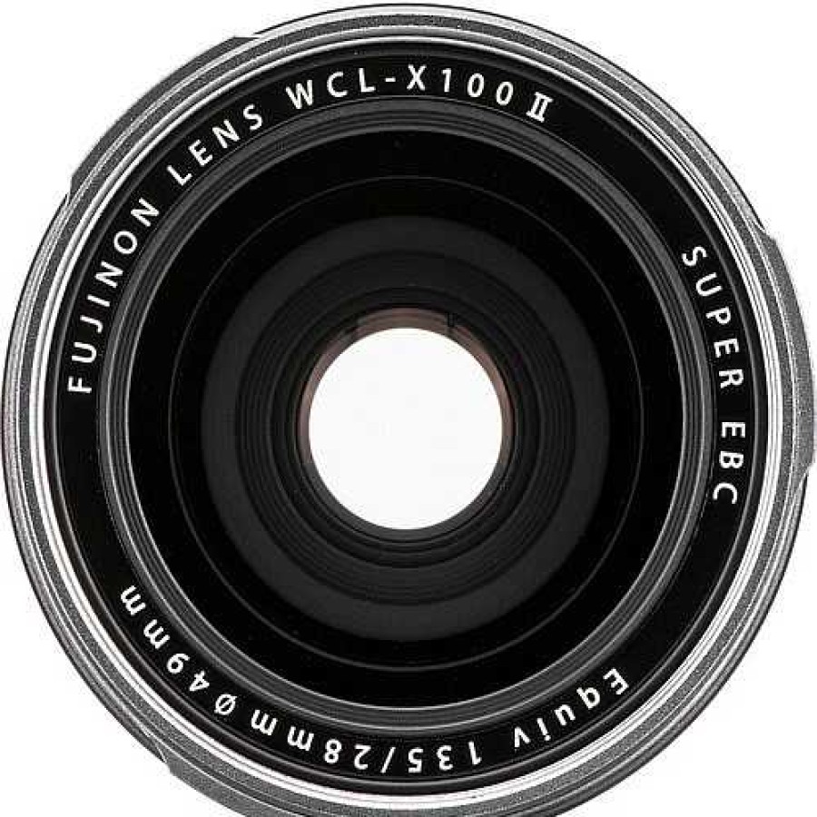 FujiFilm Fujifilm Tcl-X100 Ii Silver Tele Converter Lens For X100 Cameras | Lens Hoods