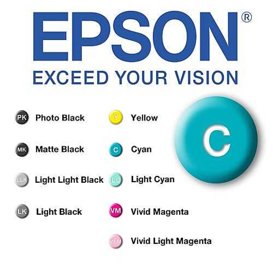 Epson Epson T5802 Cyan 80Ml Ink For 3880 | Epson Ink