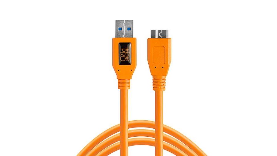 Tether Tools Tether Tools Tetherpro Usb 3.0 To Micro B 4.6M Orange Cable | Tethering And Data Cables