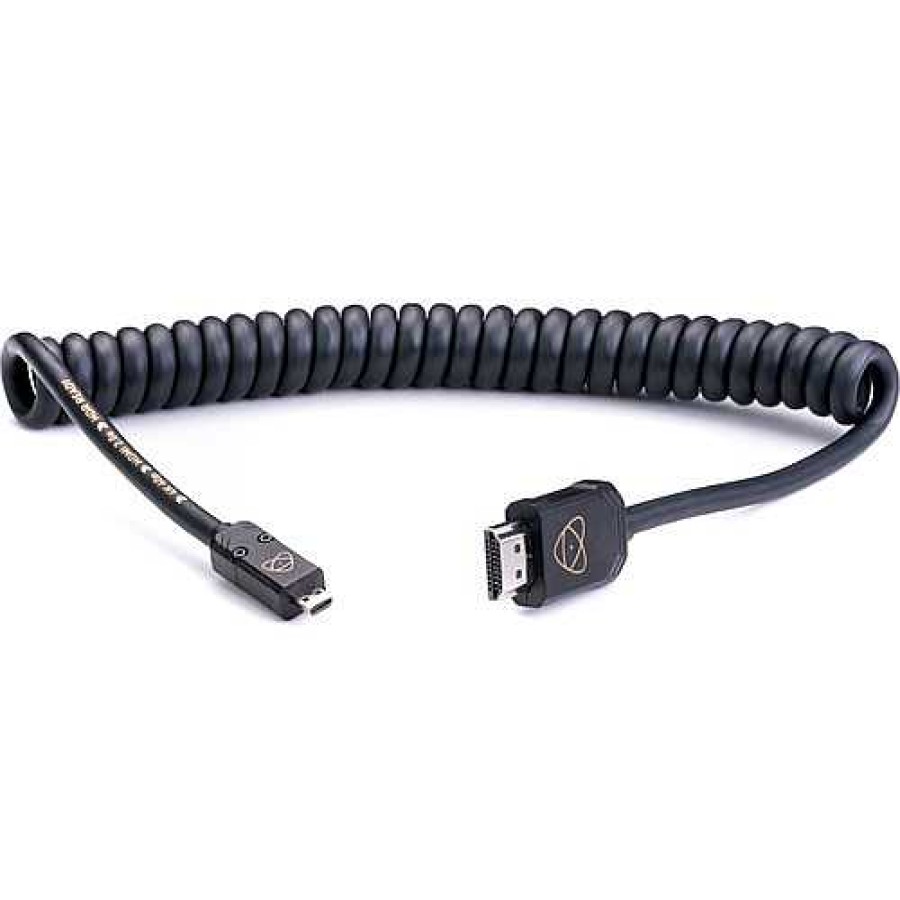 Atomos Atomos Hdmi Micro 40Cm To 80Cm Coiled Cable | Tethering And Data Cables