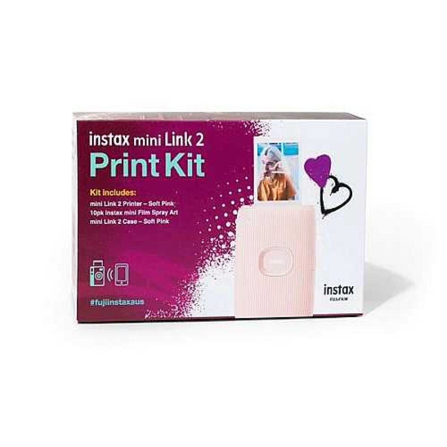 FujiFilm Fujifilm Instax Mini Link 2 Soft Pink Print Kit | Instant Printers