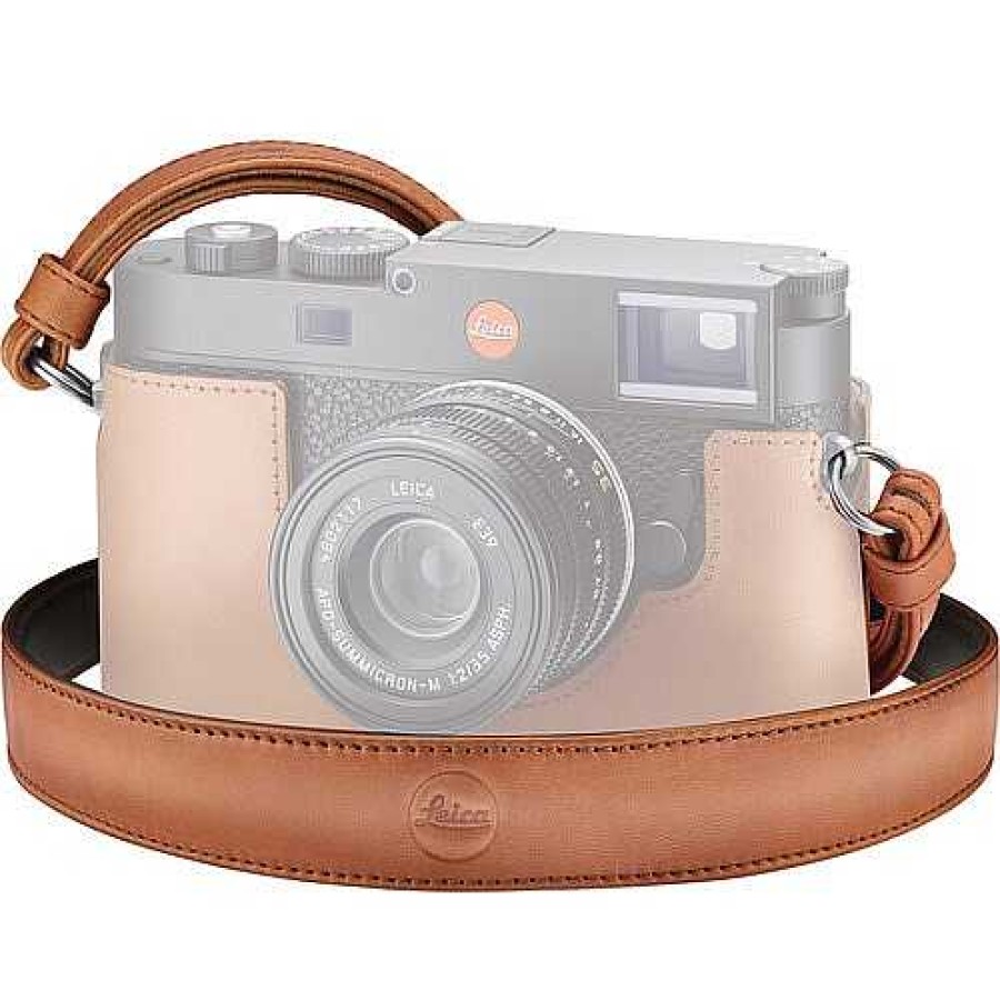 Leica Leica Cognac Carry Strap Leather | Camera Straps