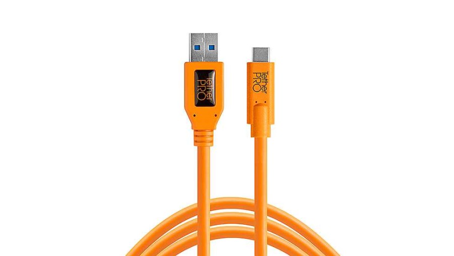 Tether Tools Tether Tools Tetherpro Usb 3.0 To Usb-C 4.6M Orange Cable | Tethering And Data Cables