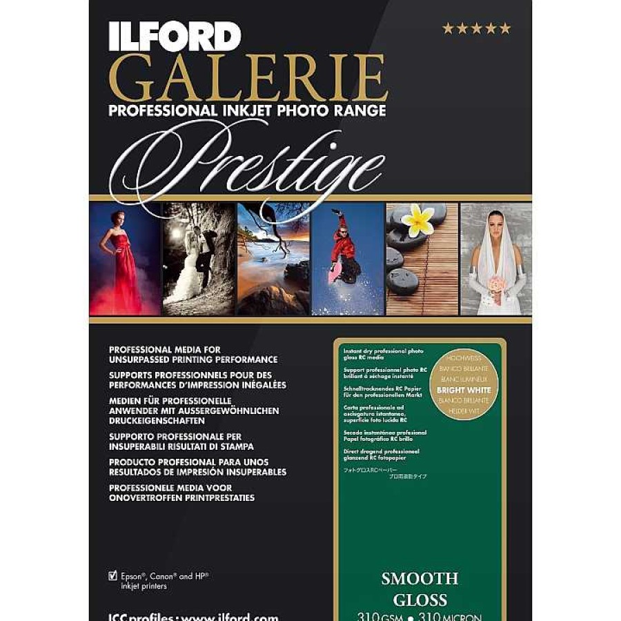 Ilford Ilford Smooth Gloss A4 100 Sheet Pack | Ilford Paper