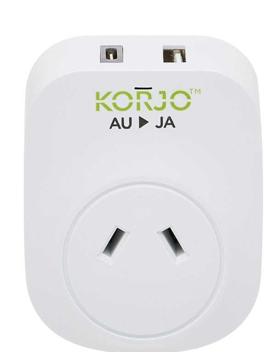 Korjo Korjo Usb A + C & Power Adaptor For Japan | Travel Adaptors