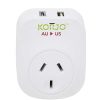 Korjo Korjo Usb A + C & Power Adaptor For Us | Travel Adaptors