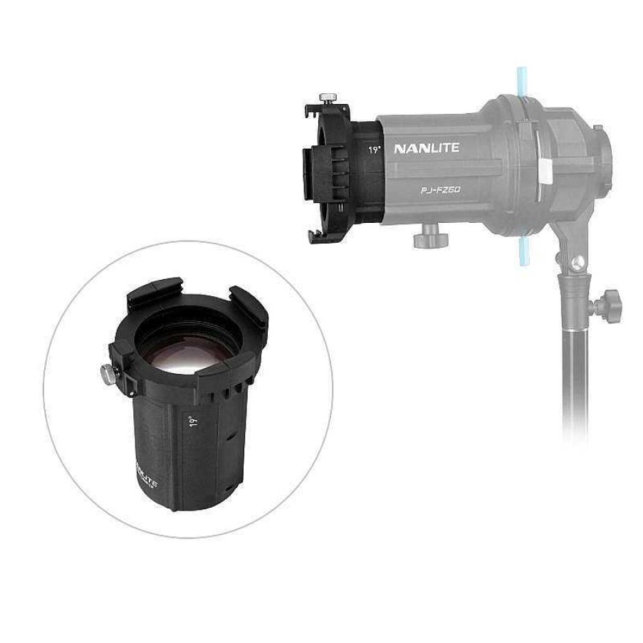 Nanlite Nanlite 19 Degree Projection Attachment For Forza Fm Mount | Nanlite