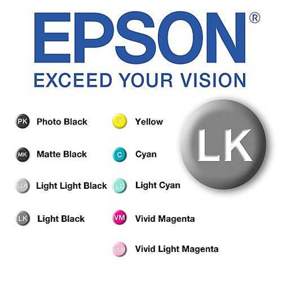 Epson Epson T8507 Light Black 80Ml Ink For P800 | Epson Ink