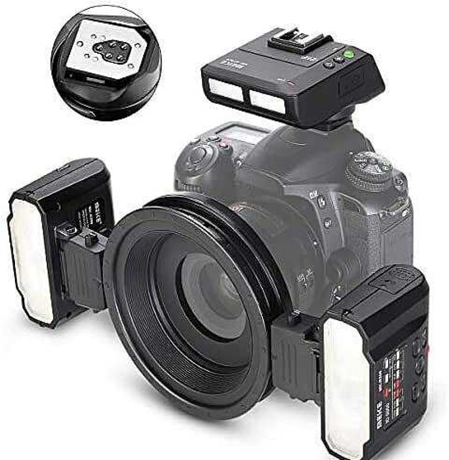 Meike Meike Mk-Mt24Iin Twin Macro Flash Kit For Nikon | Meike