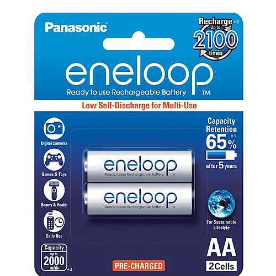 Panasonic Panasonic Eneloop Aa 2Pk | Batteries & Battery Grips