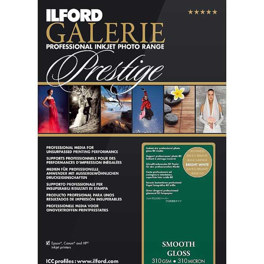 Ilford Ilford Smooth Gloss A3 25 Sheet Pack | Ilford Paper