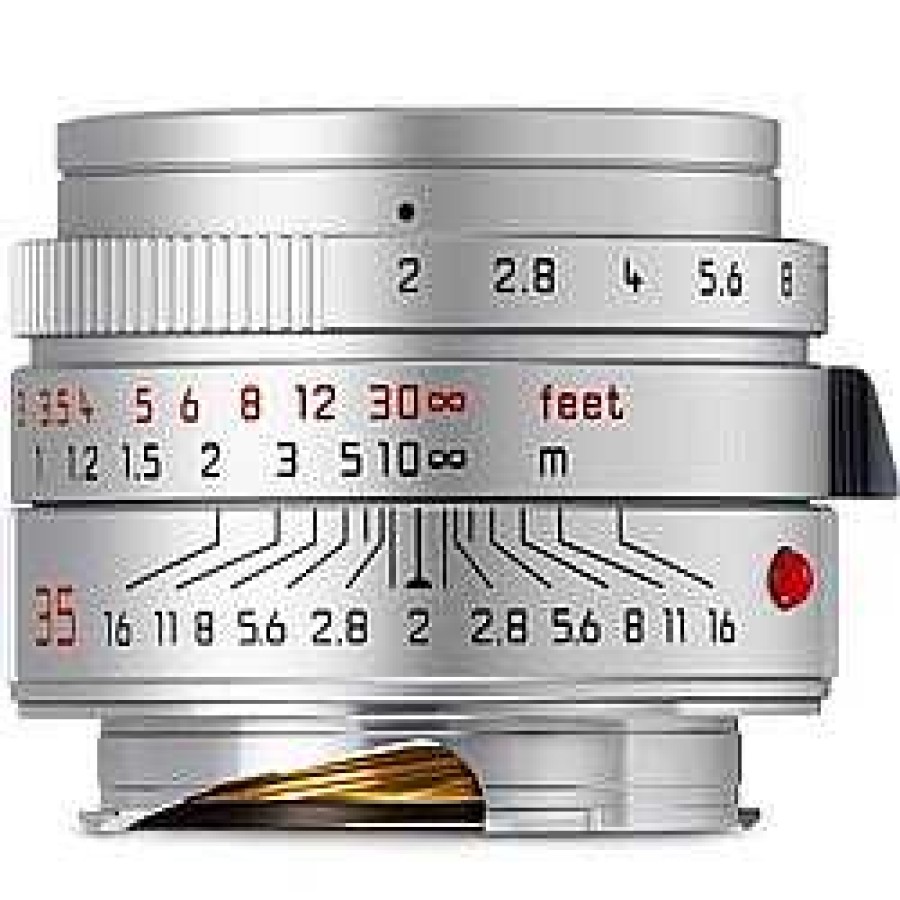 Leica Leica Summicron 35Mm F2 Silver Asph M Mount Lens | Leica M Lenses