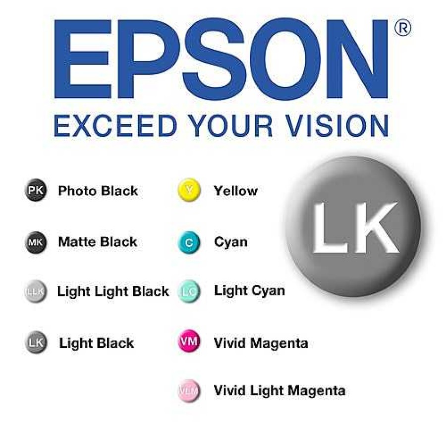 Epson Epson T7607 Light Black Ink For P600 | Epson Ink