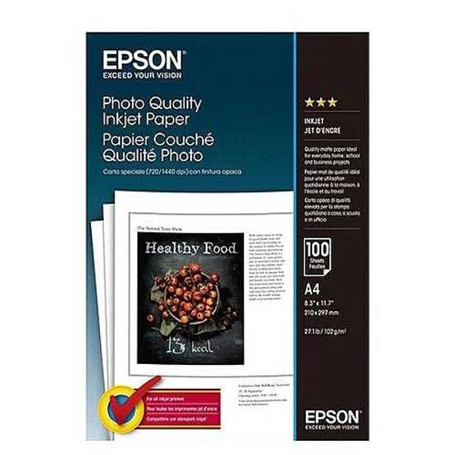 Epson Epson A4 Photo Quality 100 Sheet Pack | Epson Paper