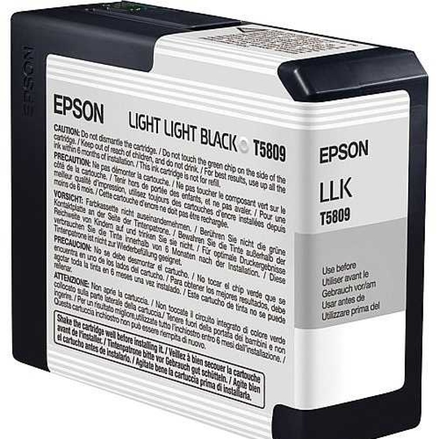 Epson Epson T5809 Light Light Black 80Ml Ink For 3880 | Epson Ink