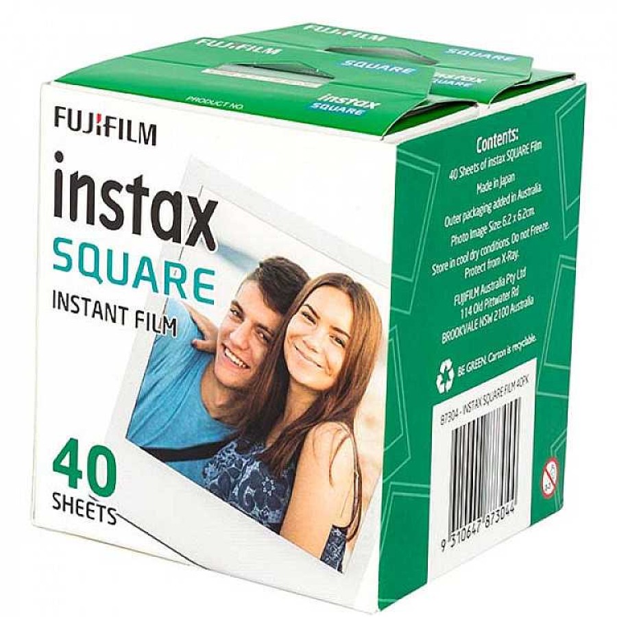 FujiFilm Fujifim Instax Sq Square Instant Film - 40 Shots | Film