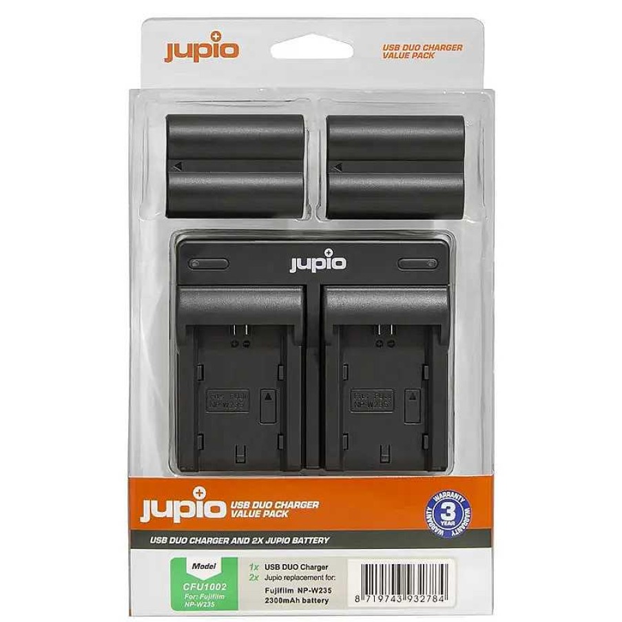 Jupio Jupio Fuji Np-W235 2 Battery + Usb Charger Kit | Battery Chargers