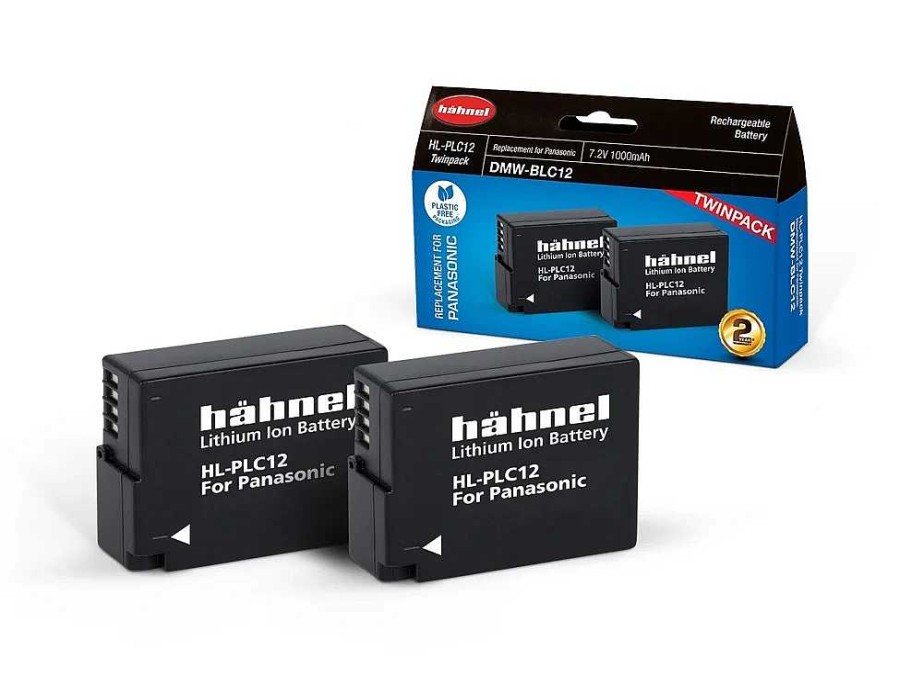 Hahnel Hahnel Panasonic Hl-Plc12 Twin Pack | Batteries & Battery Grips