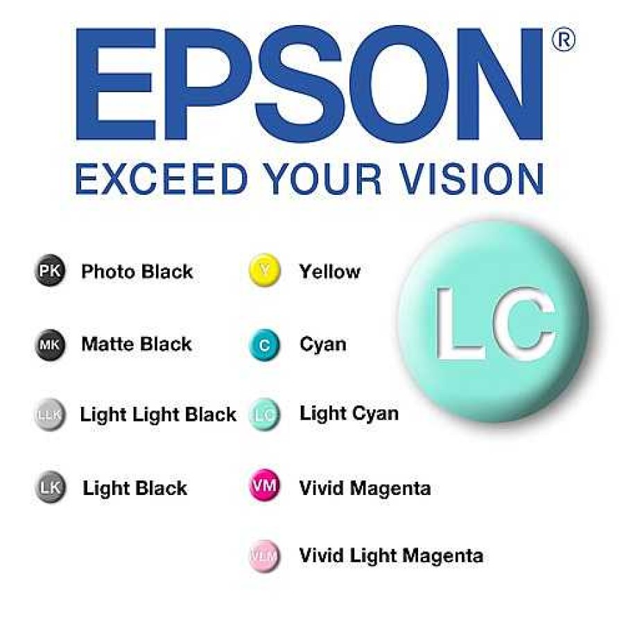 Epson Epson T8505 Light Cyan 80Ml Ink For P800 | Epson Ink