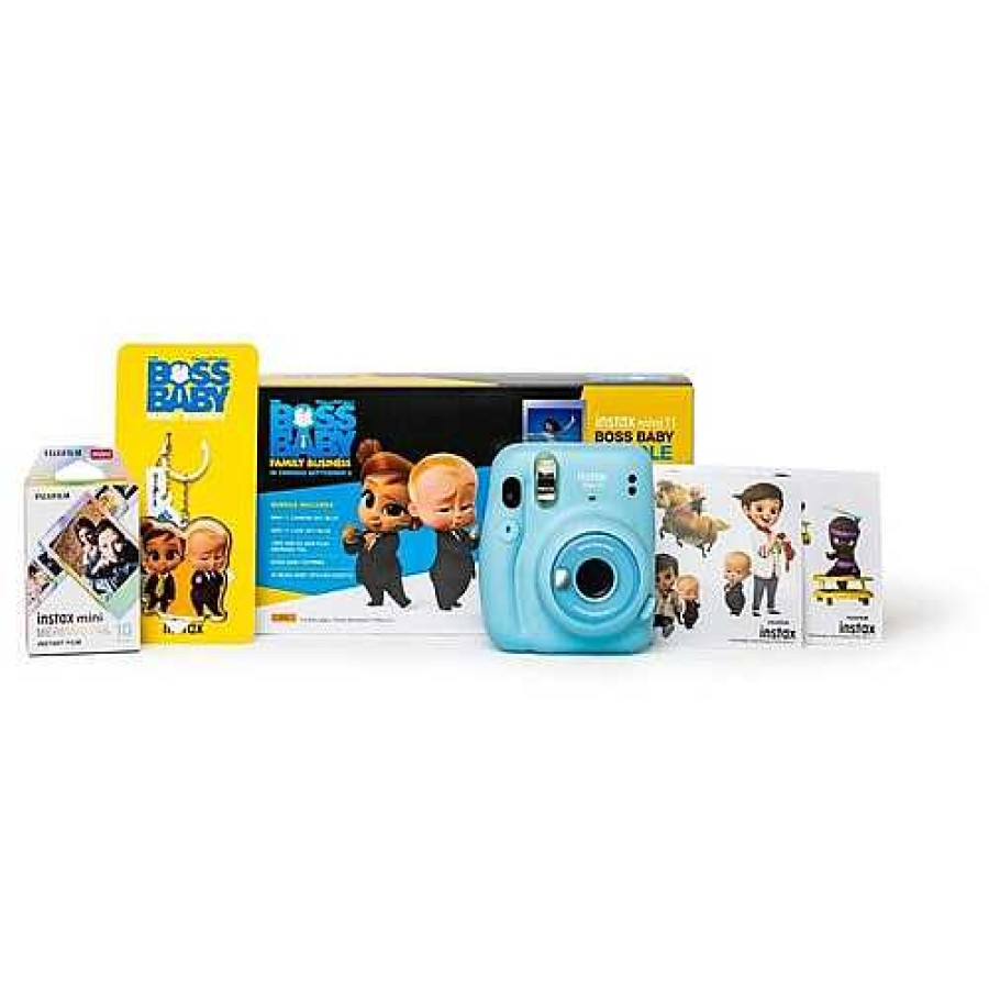 FujiFilm Fujifilm Instax Mini 11 Blue Boss Baby 2 Bundle | Fujifilm Instax