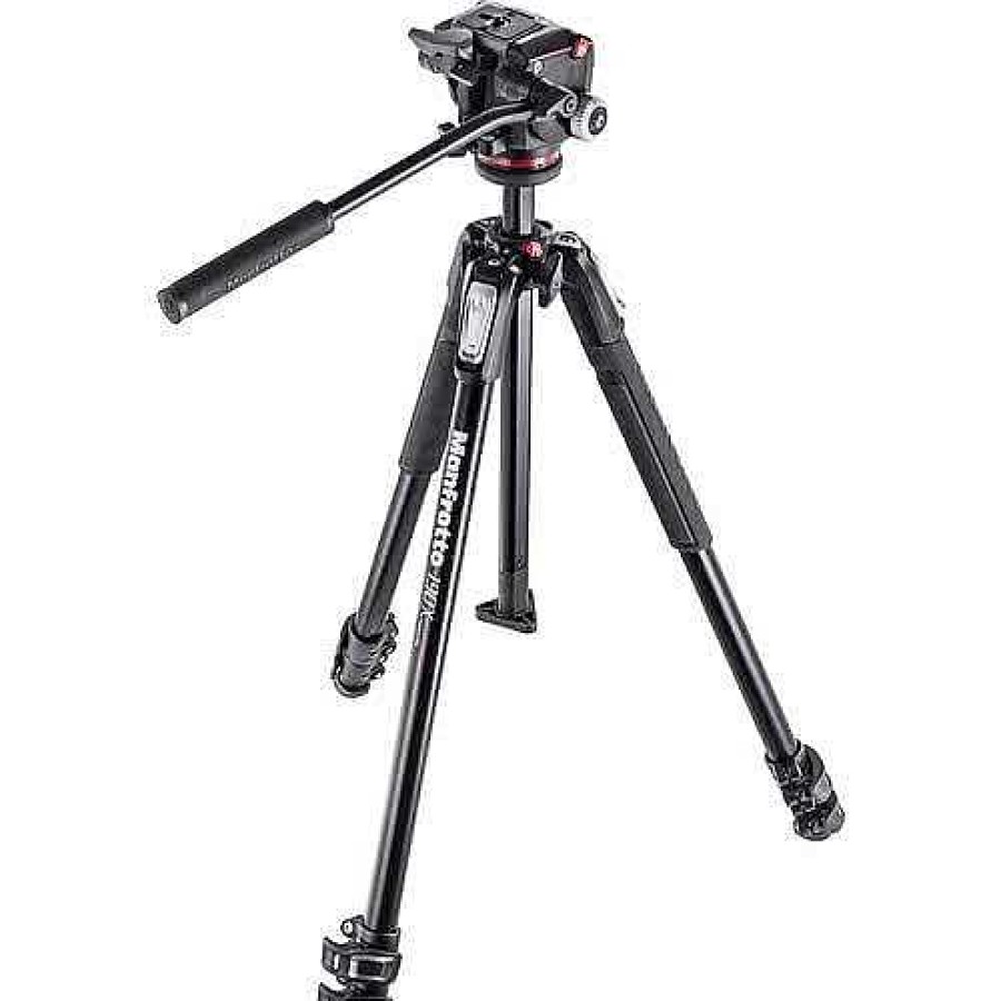 Manfrotto Manfrotto 190X3 + 2 Way Fluid Head Kit | Tripods