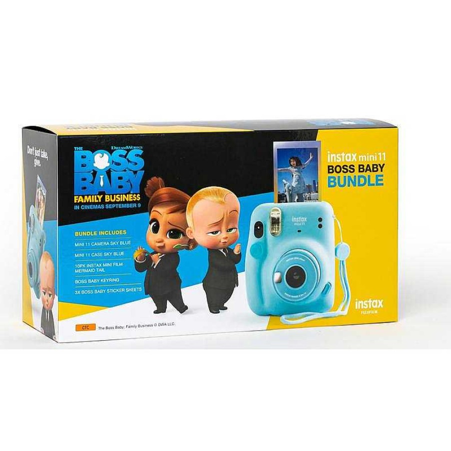 FujiFilm Fujifilm Instax Mini 11 Blue Boss Baby 2 Bundle | Fujifilm Instax