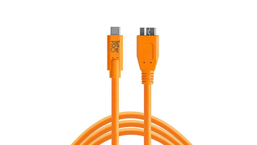 Tether Tools Tether Tools Tetherpro Usb-C To Usb 3.0 4.6M Orange Cable | Tethering And Data Cables