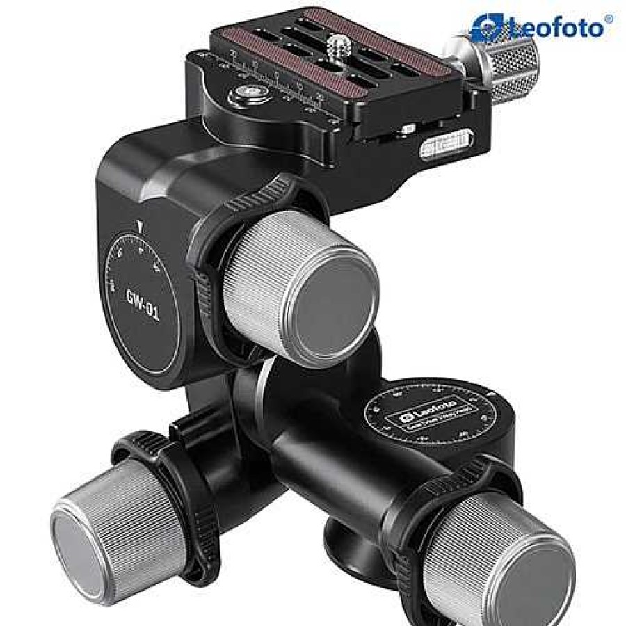 Leofoto Leofoto Gw-01 Geared 3-Way Ball Head | Tripod Heads