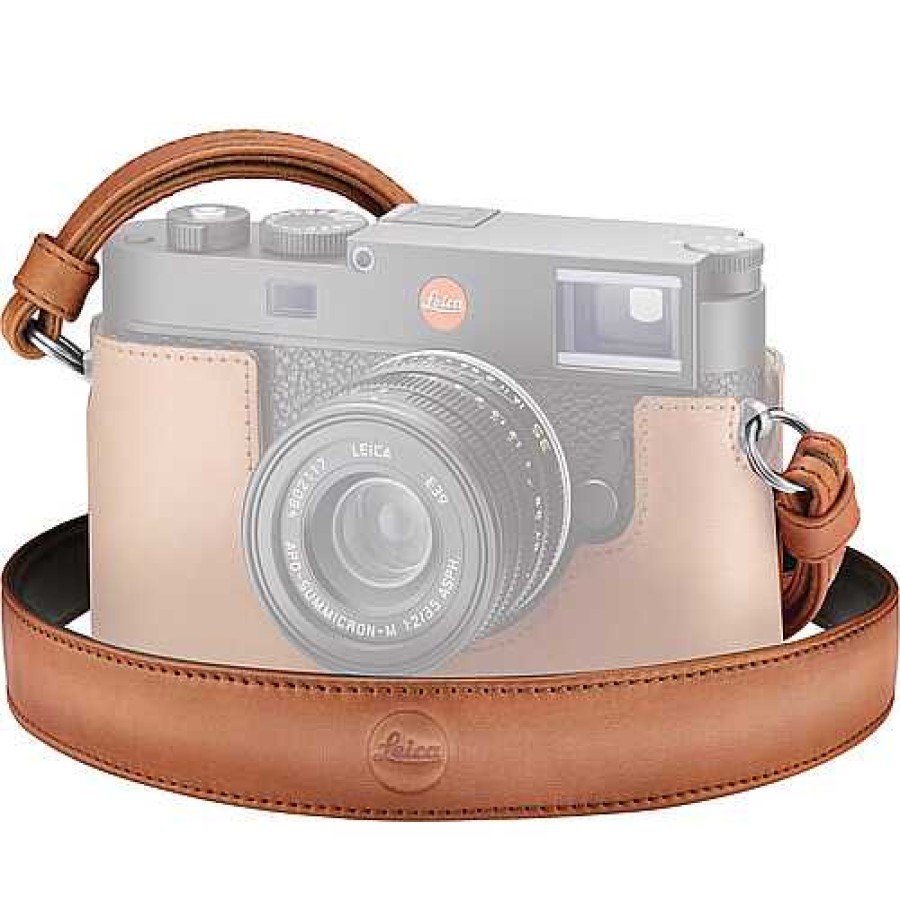 Leica Leica Cognac Carry Strap Leather | Camera Straps