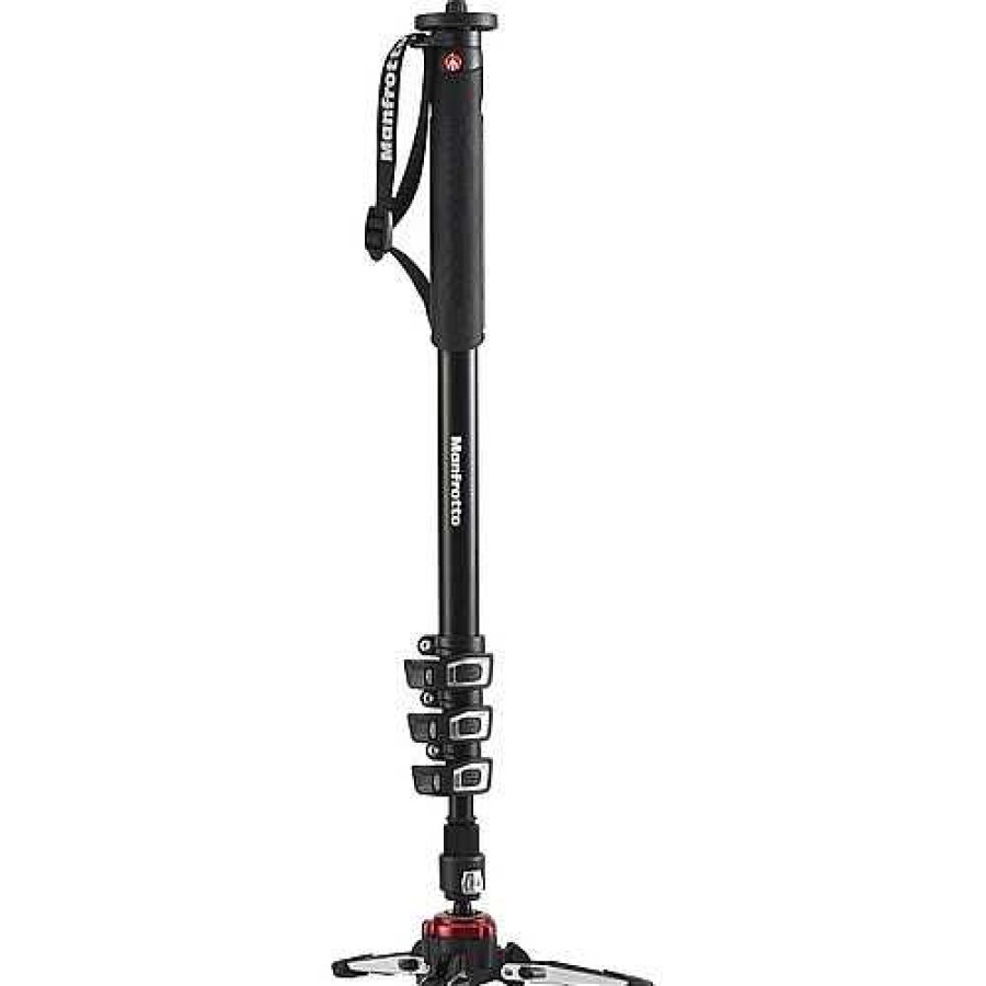 Manfrotto Manfrotto Xpro Video Monopod 4 Section With Feet | Monopods