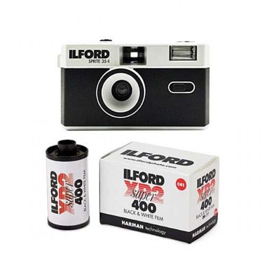 Ilford Ilford Sprite 35-Ii Silver Camera + Xp2 Film | Film Cameras