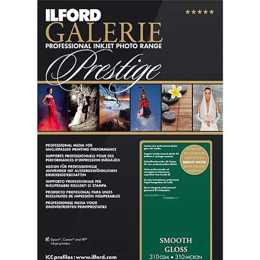 Ilford Ilford Smooth Gloss A3 25 Sheet Pack | Ilford Paper