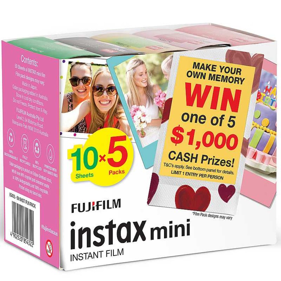 FujiFilm Fujifilm Instax Mini 50Pk Novelty Pack | Fujifilm Instax