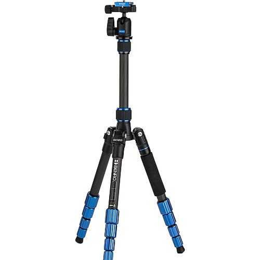 Benro Benro Travel Slim Carbon Fibre Tripod With Ball Head Kit Support Gear | Tripods