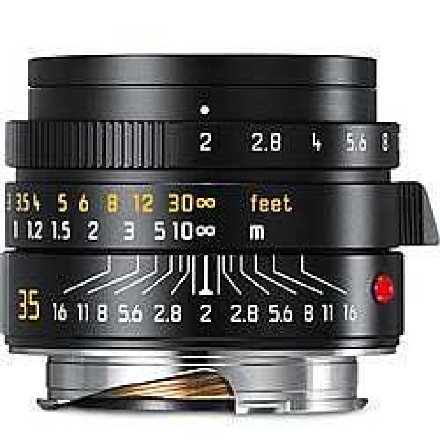 Leica Leica Summicron 35Mm F2 Black Asph M Mount Lens | Leica M Lenses