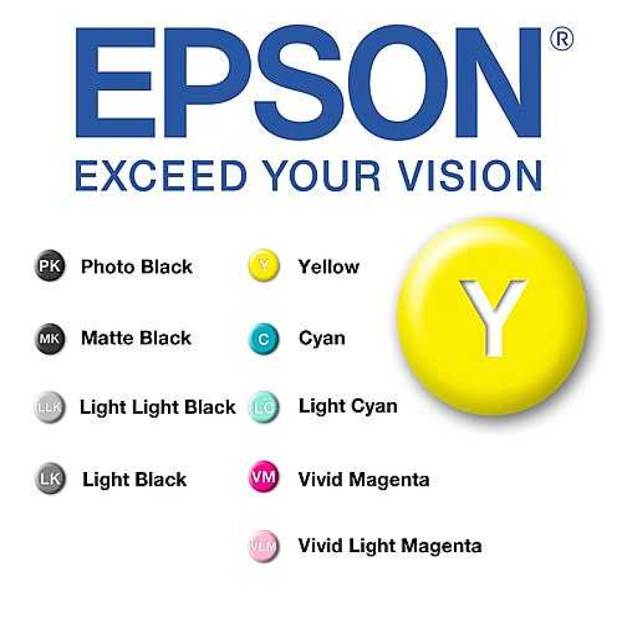 Epson Epson T7604 Yellow Ink For P600 | Epson Ink