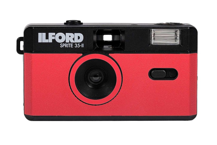 Ilford Ilford Sprite 35-Ii Black & Red Camera | Film Cameras