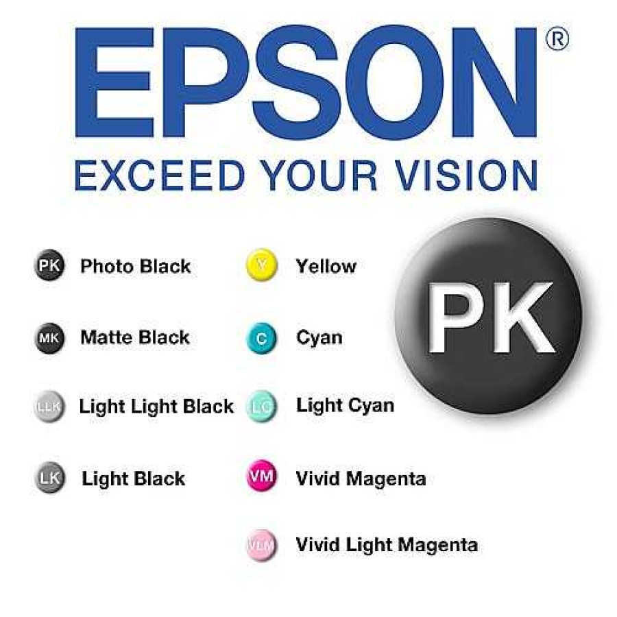 Epson Epson T7601 Photo Black 26Ml Ink For P600 | Epson Ink