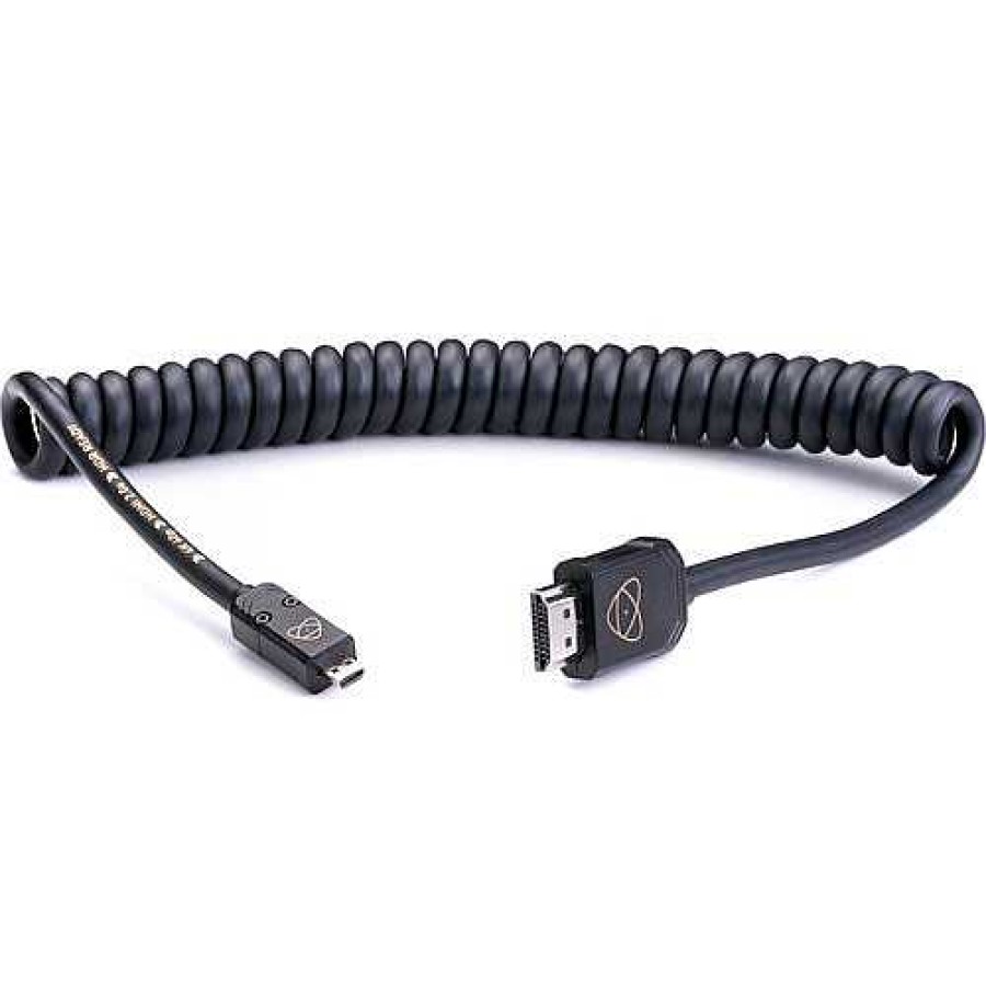 Atomos Atomos Hdmi Micro 40Cm To 80Cm Coiled Cable | Tethering And Data Cables