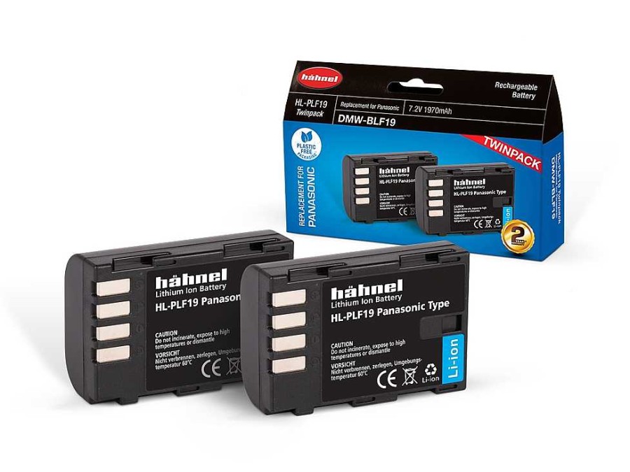 Hahnel Hahnel Panasonic Hl-Plf19Twin Pack | Batteries & Battery Grips