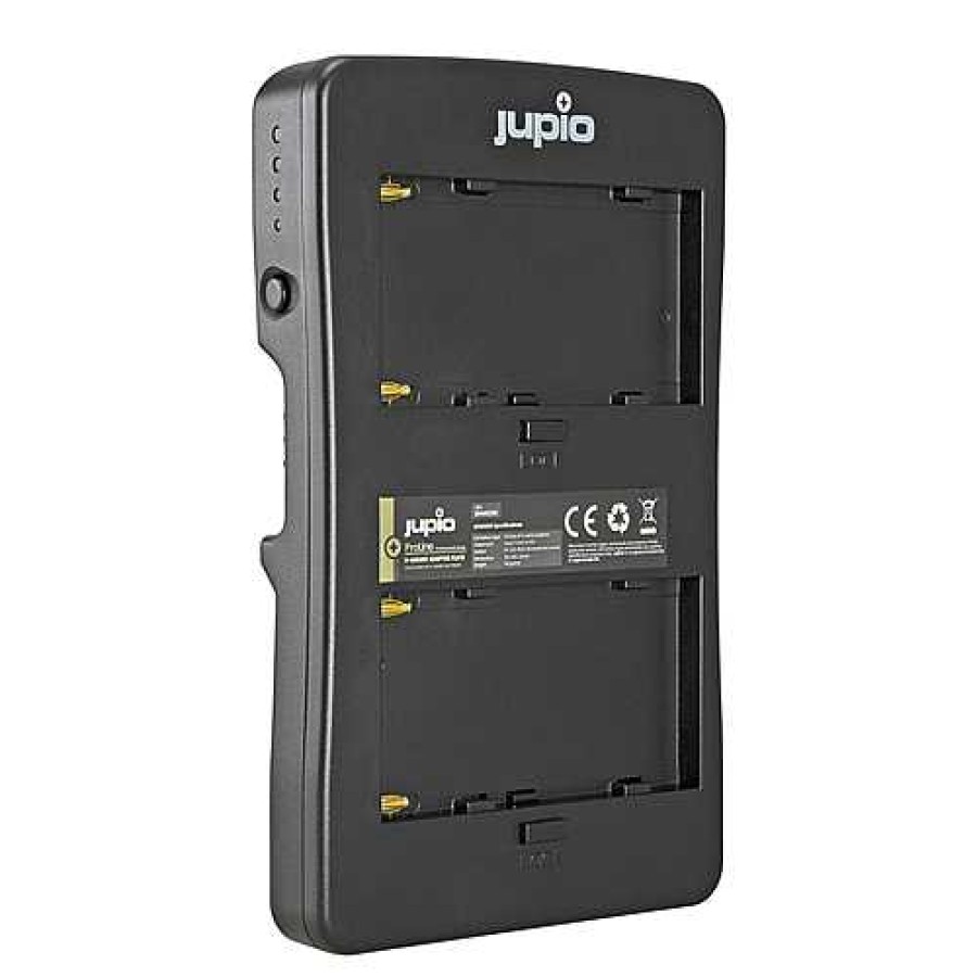 Jupio Jupio Proline V-Mount Adapter Plate For 2 X Np-F Batteries | Battery Chargers