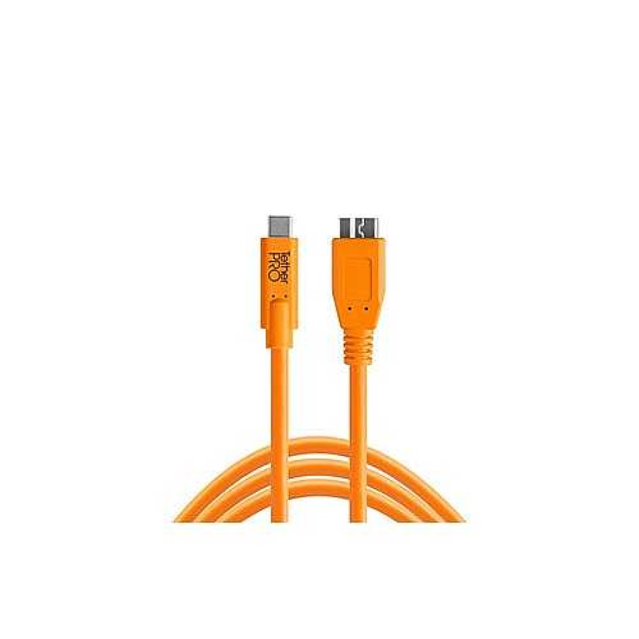 Tether Tools Tether Tools Tetherpro Usb-C To Usb 3.0 4.6M Orange Cable | Tethering And Data Cables