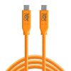 Tether Tools Tether Tools Tetherpro Usb-C To Usb-C 3M Orange Cable | Tethering And Data Cables