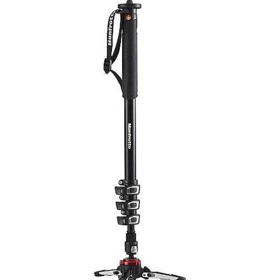 Manfrotto Manfrotto Xpro Video Monopod 4 Section With Feet | Monopods