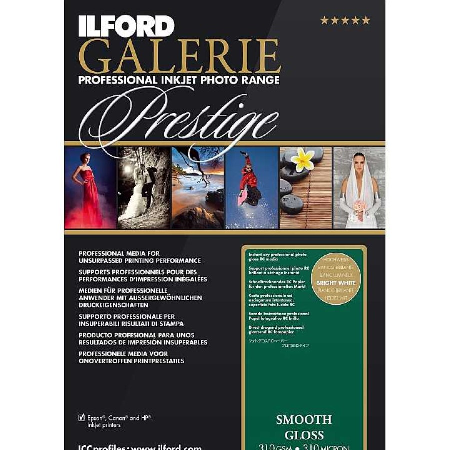 Ilford Ilford Smooth Gloss A4 25 Sheet Pack | Ilford Paper