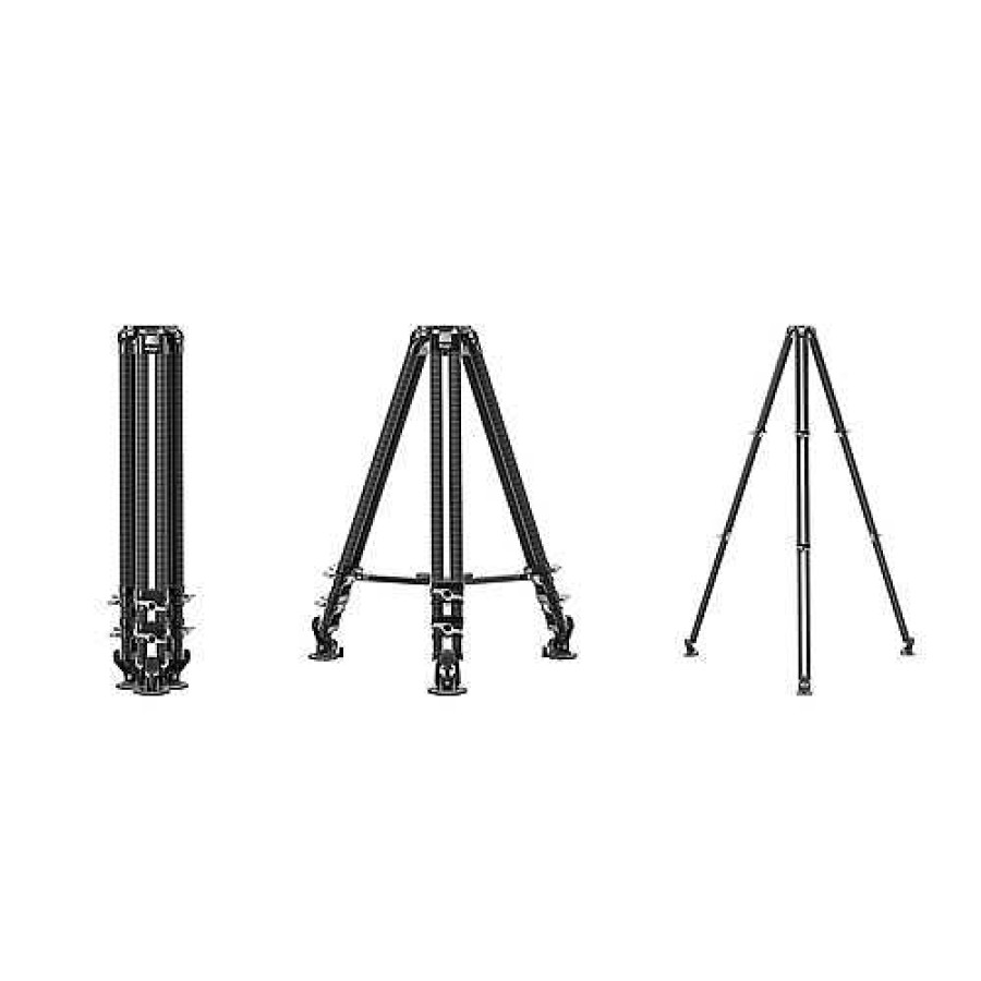 Leofoto Leofoto Cinematic Series Lvc-253C 3 Section Tripod With Bv-15 Video Head | Tripods