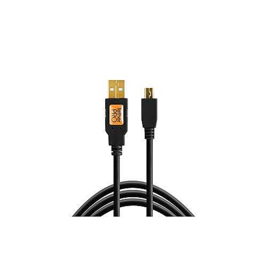 Tether Tools Tether Tools Tetherpro Usb 2 To 5-Pin 4.6M Black Cable | Tethering And Data Cables