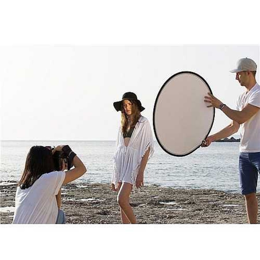 Manfrotto Manfrotto 95Cm Silver & White Round Reflector | Lastolite